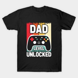 Dad Level Unlocked T-Shirt